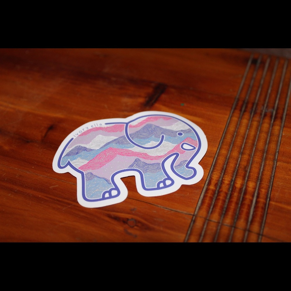 Multicolored Ivory Ella Sticker